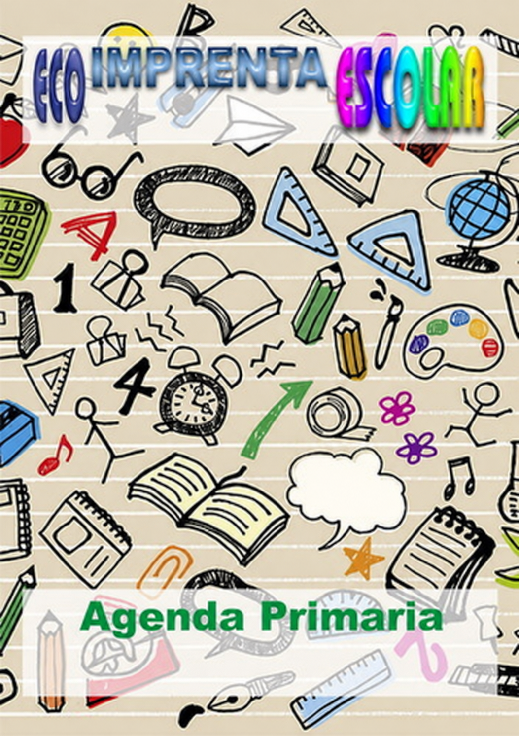 Ejemplo de cubierta de agenda de Primaria